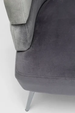 Sofa Sandwich 2-Sitzer Grau