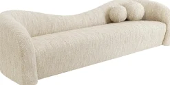 Sofa 3-Sitzer Livia Melange Creme 261cm