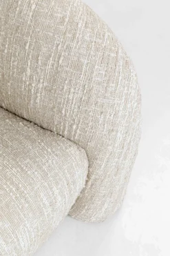 Sofa 3-Sitzer Livia Melange Creme 261cm