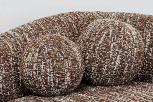 Sofa 2-Sitzer Livia Melange Braun 201cm