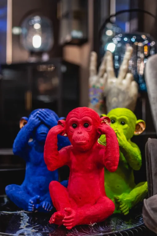 Spardose Monkey Iwazaru Grün