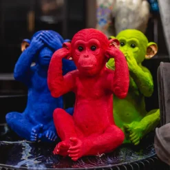 Spardose Monkey Mizaru Blau
