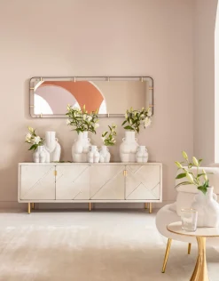 Spiegel Betsy Frame Rectangular Metal 55x165cm