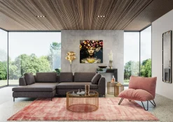 Spiegel Betsy Frame Rectangular Metal 55x165cm