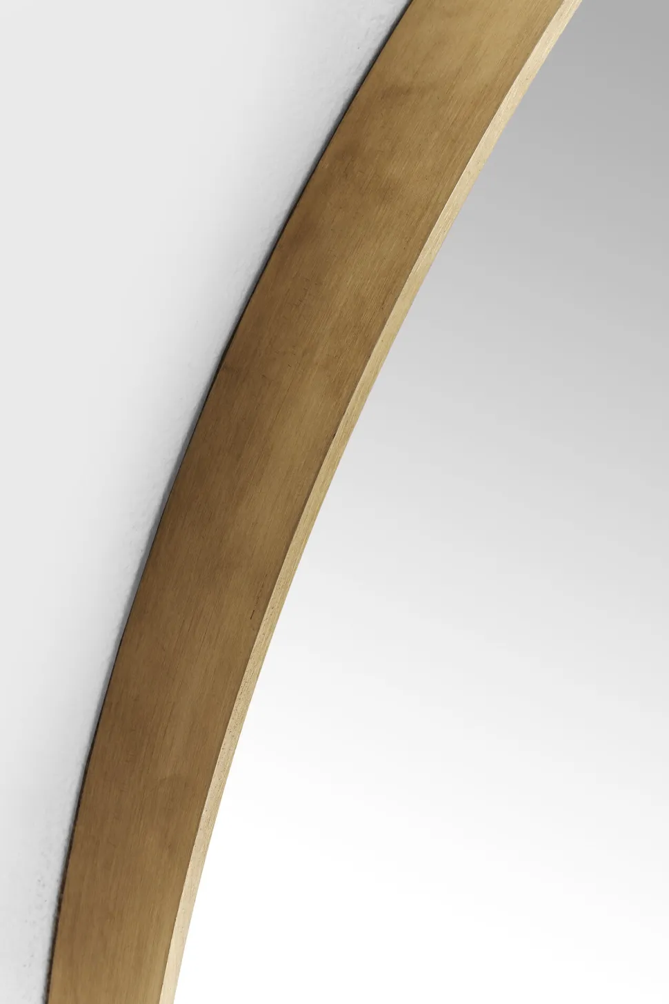 Spiegel Curve Brass Ø100