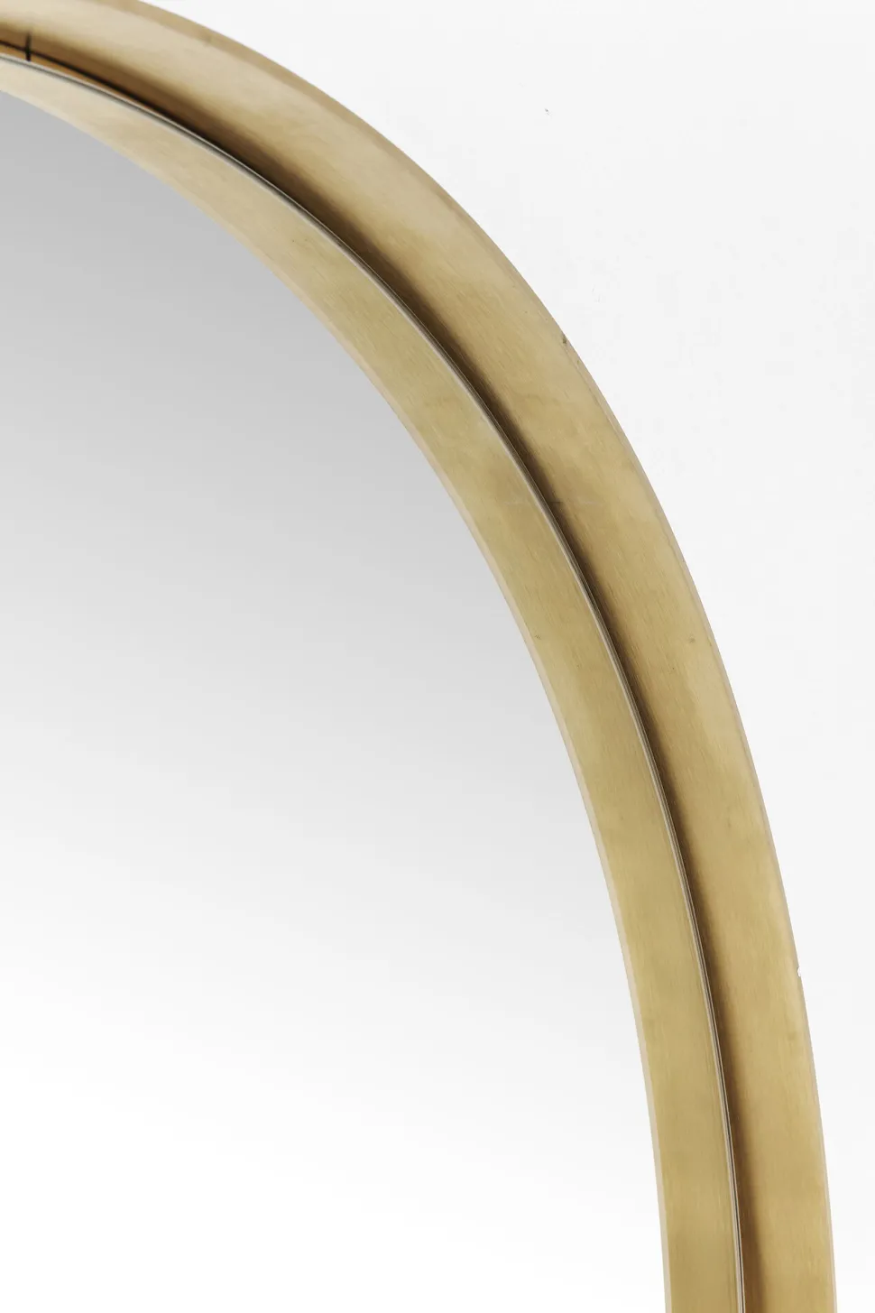 Spiegel Curve Brass Ø100