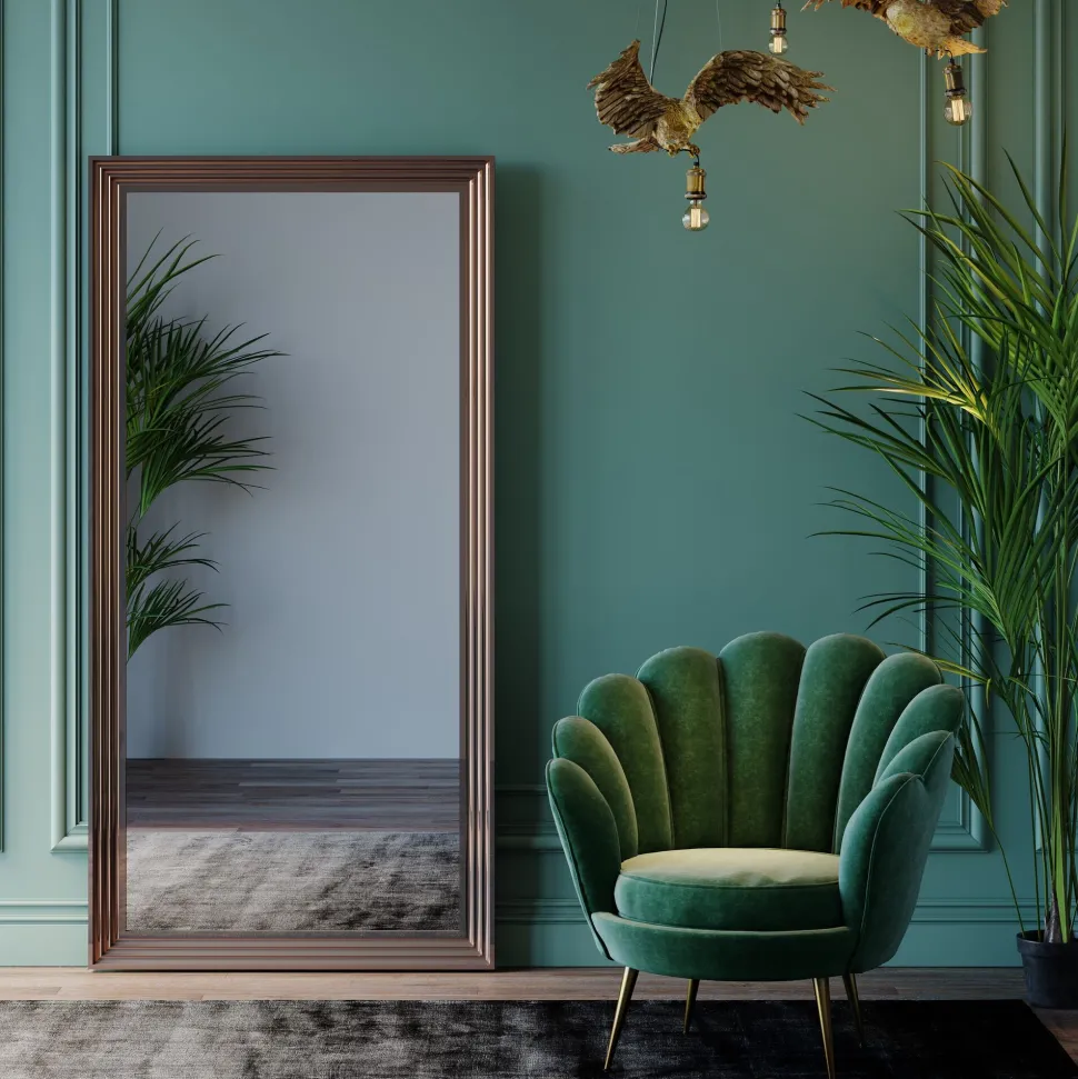 Spiegel Frame Eve Silver 180x90cm