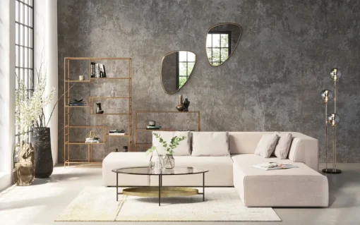 Spiegel Jetset Gold 56x83cm