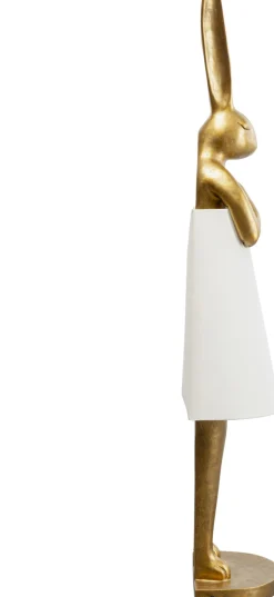 Stehleuchte Animal Rabbit Gold/Weiß 150cm