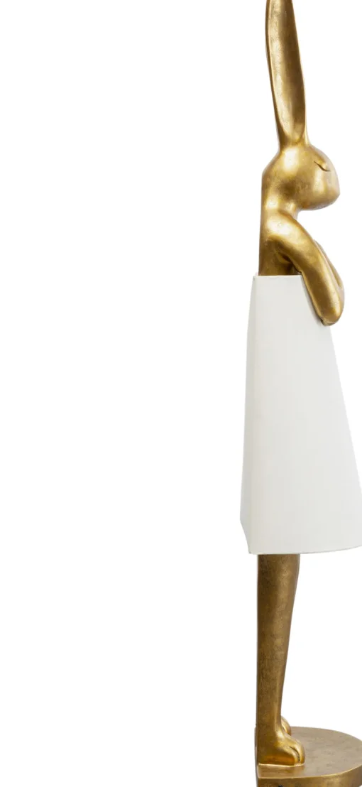 Stehleuchte Animal Rabbit Gold/Weiß 150cm