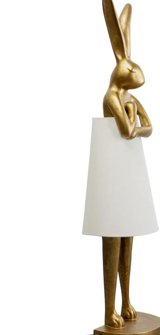 Stehleuchte Animal Rabbit Gold/Weiß 150cm