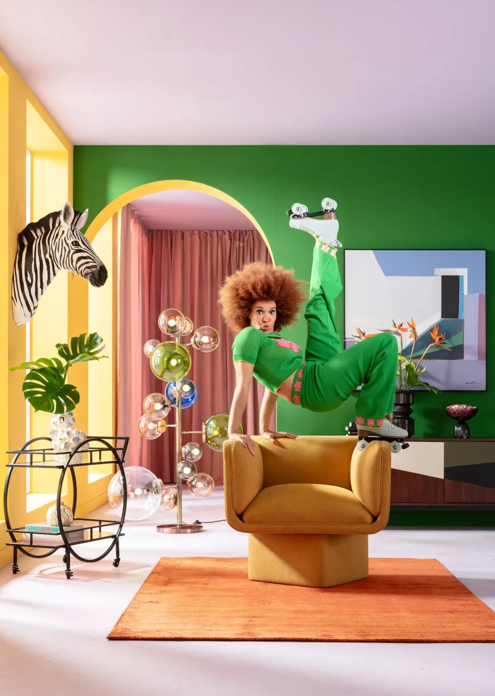 Stehleuchte Balloon Colore 160cm