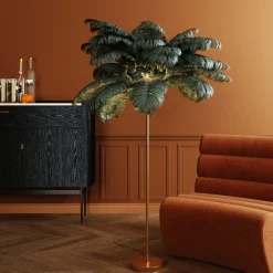 Stehleuchte Feather Palm Grün 165cm