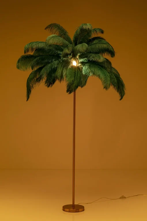 Stehleuchte Feather Palm Grün 165cm