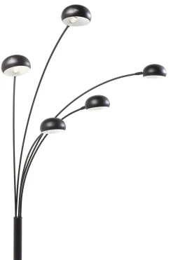 Stehleuchte Five Fingers Schwarz Matt
