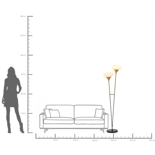Stehleuchte Gocce 174cm