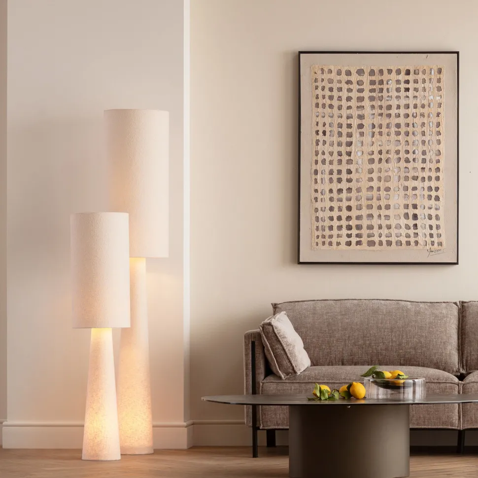 Stehleuchte Marleen Beige Boucle 130cm