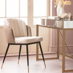 Stuhl Hojas Beige