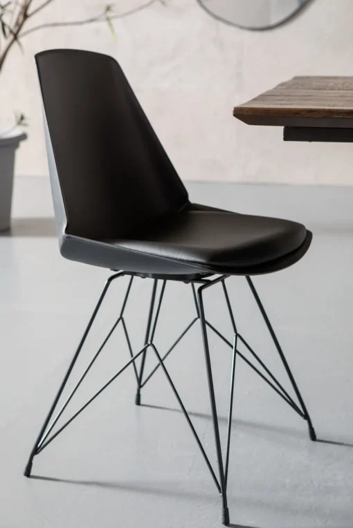 Stuhl Wire Black