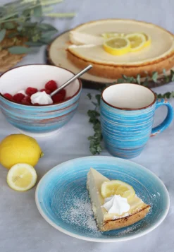 Tasse Swirl Blau