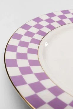 Teller Harlequin Lila Ø21cm
