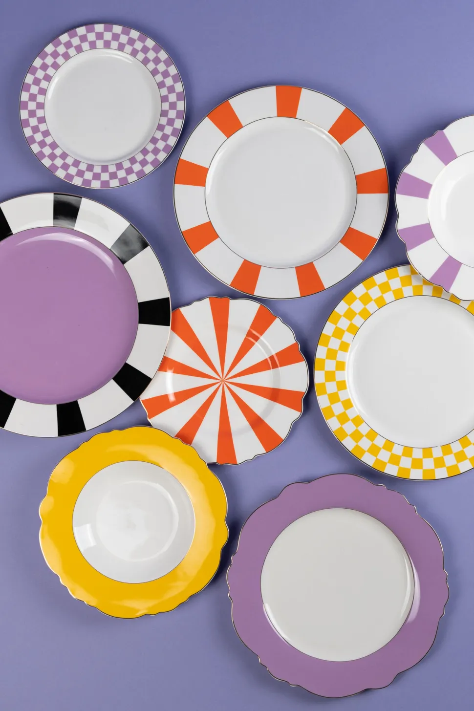 Teller Harlequin Lila Ø21cm