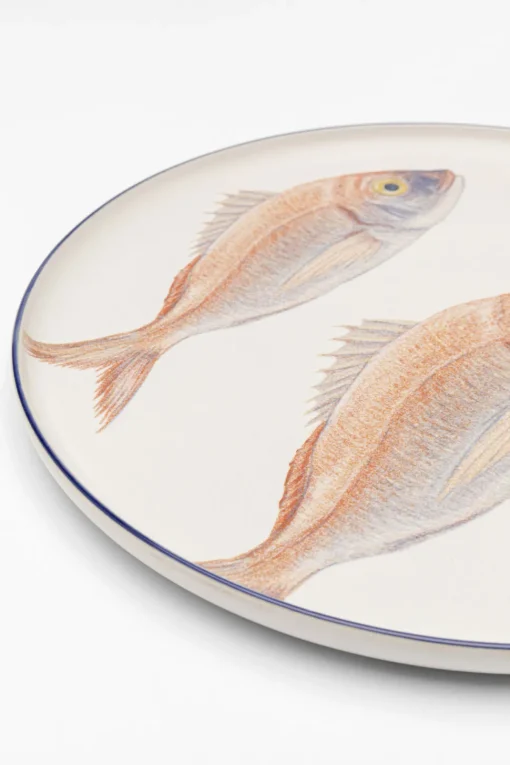 Teller Poisson Blau Ø27cm Sortiert