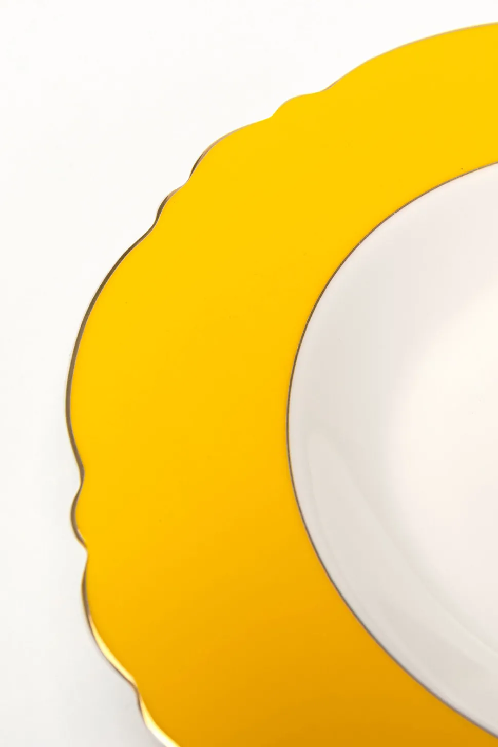 Teller Tief Harlequin Gelb Ø23cm
