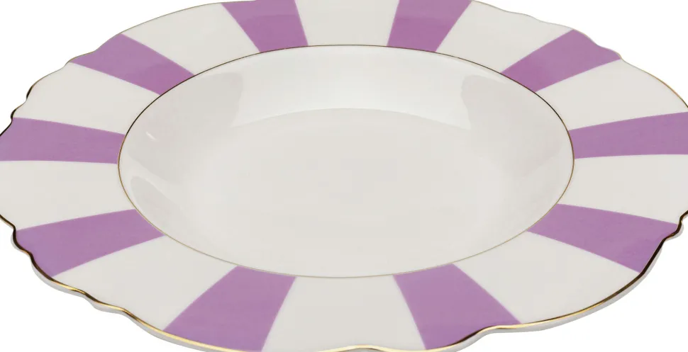 Teller Tief Harlequin Lila Ø23cm