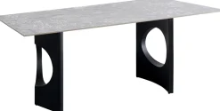 Tisch Bilbao Oho Schwarz 180x90cm