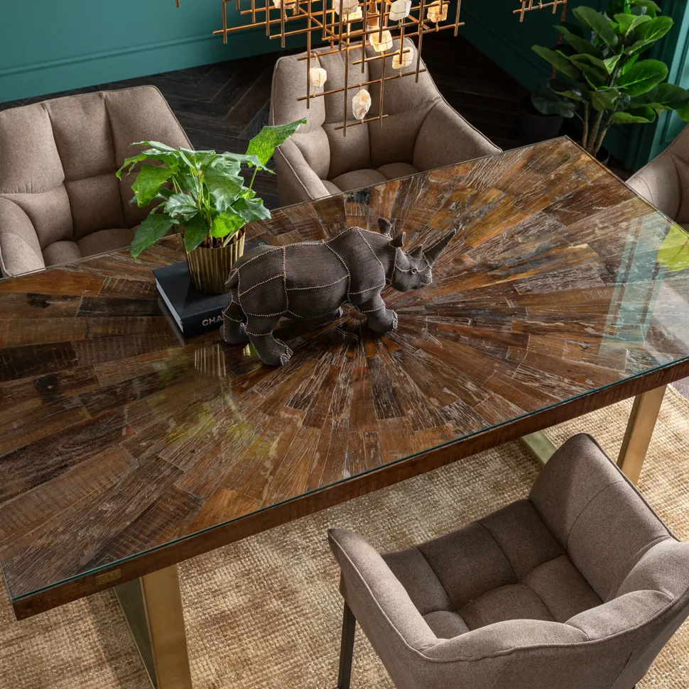 Tisch Conley Brass 180x90cm