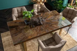 Tisch Conley Brass 180x90cm