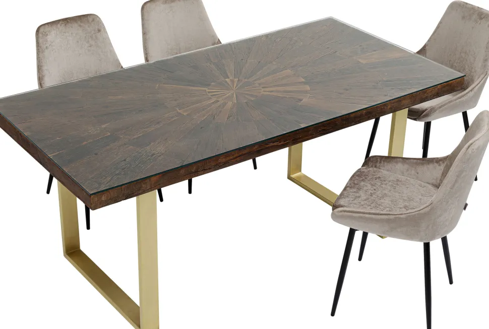 Tisch Conley Brass 180x90cm