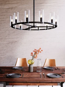 Tisch Downtown Walnuss 100x220cm