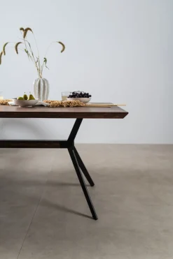 Tisch Downtown Walnuss 100x220cm