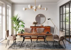 Tisch Downtown Walnuss 180x90cm