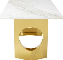 Tisch Eternity Oho Gold Keramik 180x90cm
