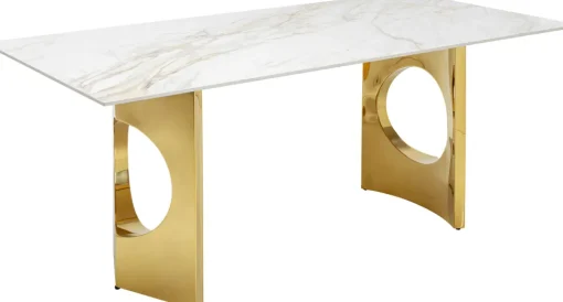 Tisch Eternity Oho Gold Keramik 180x90cm