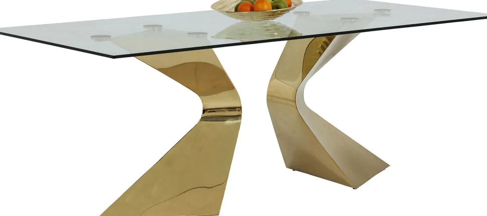 Tisch Gloria Gold 100x200cm