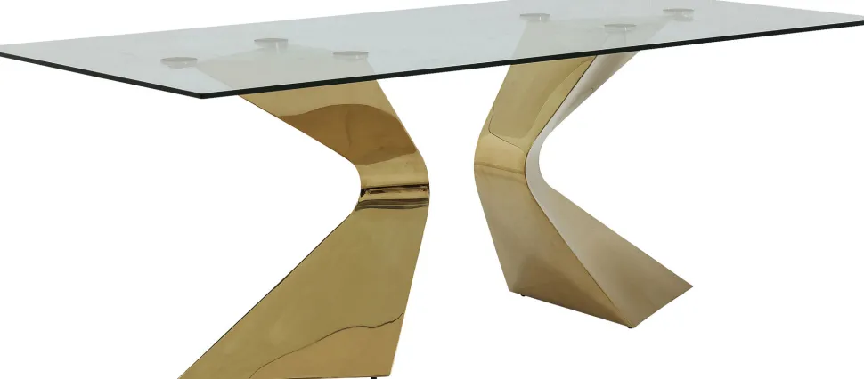 Tisch Gloria Gold 100x200cm