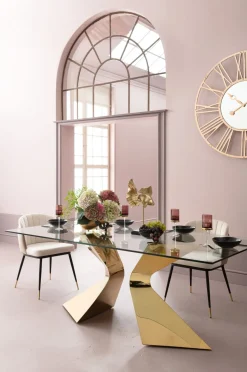 Tisch Gloria Gold 100x200cm