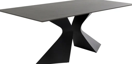 Tisch Gloria Schwarz Keramik Schwarz 200x100cm