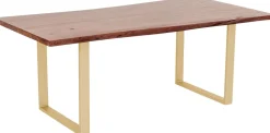 Tisch Harmony Dunkel Brass 180x90
