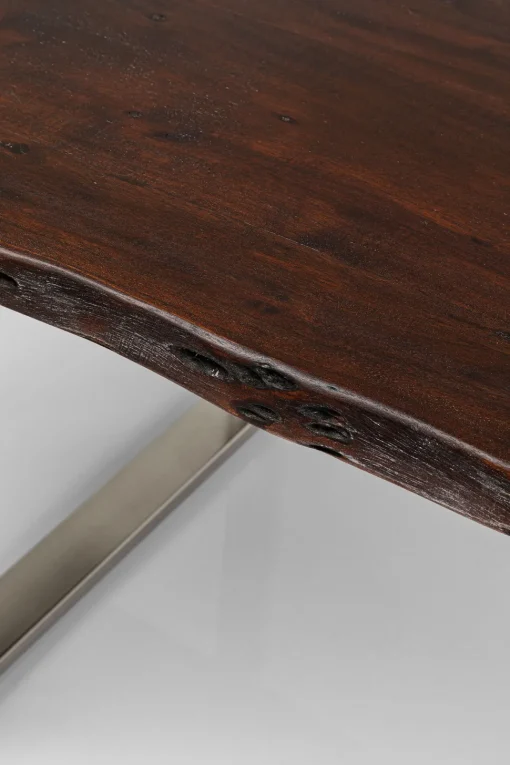 Tisch Harmony Dunkel Chrom 180x90