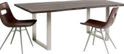 Tisch Harmony Dunkel Chrom 160x80