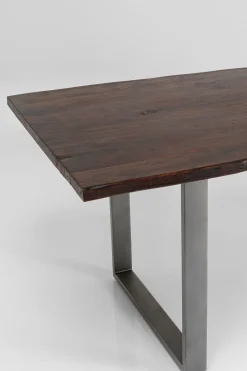 Tisch Harmony Dunkel Rohstahl 160x80