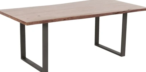 Tisch Harmony Dunkel Rohstahl 180x90