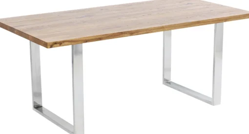 Tisch Jackie Eiche Chrom 200x100