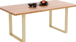 Tisch Jackie Eiche Messing 160x80