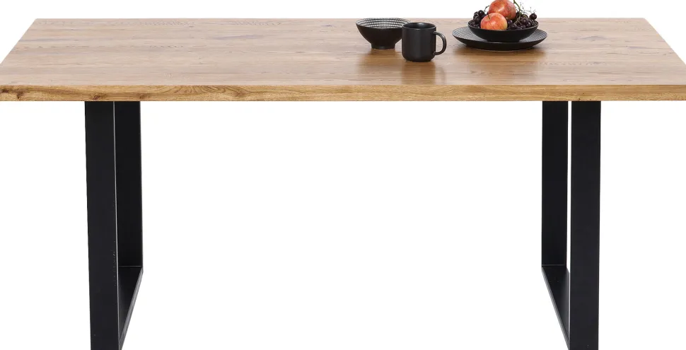 Tisch Jackie Eiche Schwarz 200x100
